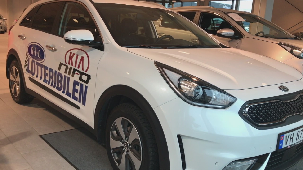 Lotteribilen til vinner